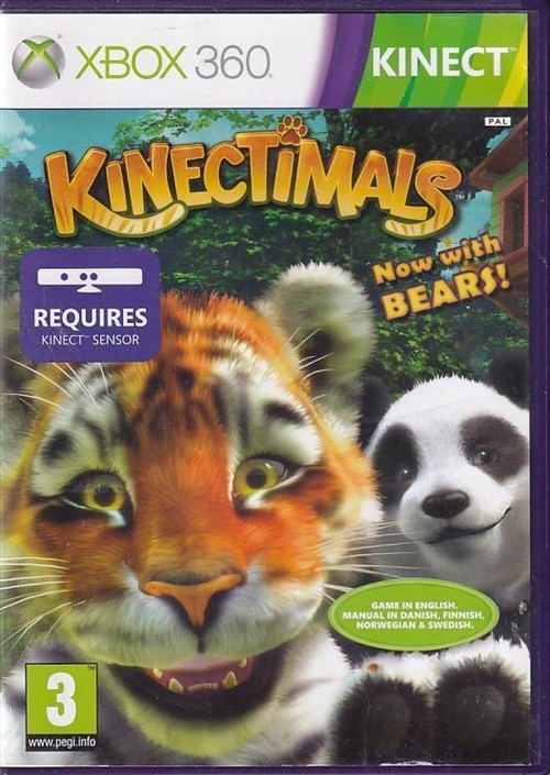 Kinectimals Now with Bears - Kinect - XBOX 360 (B Grade) (Genbrug)